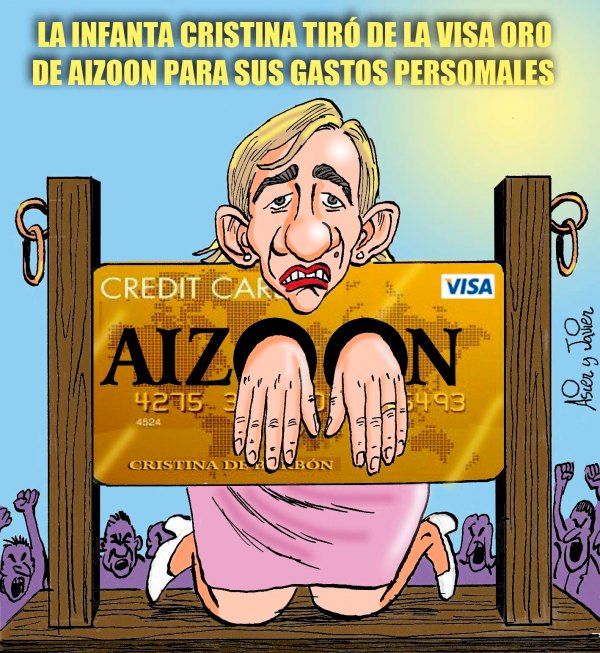 Cristina se pilla los dedos con la tarjeta de Aizoon